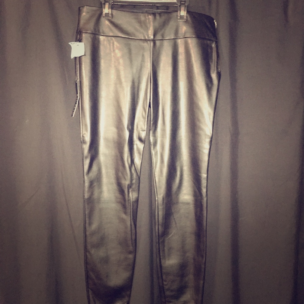 Pleather pants